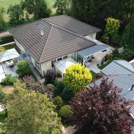 Ferienhaus Blaumond Mit Gartensauna Wandlitz Dış mekan fotoğraf