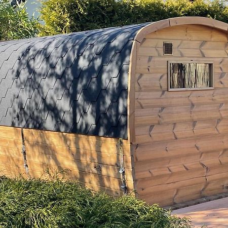 Ferienhaus Blaumond Mit Gartensauna Wandlitz Dış mekan fotoğraf