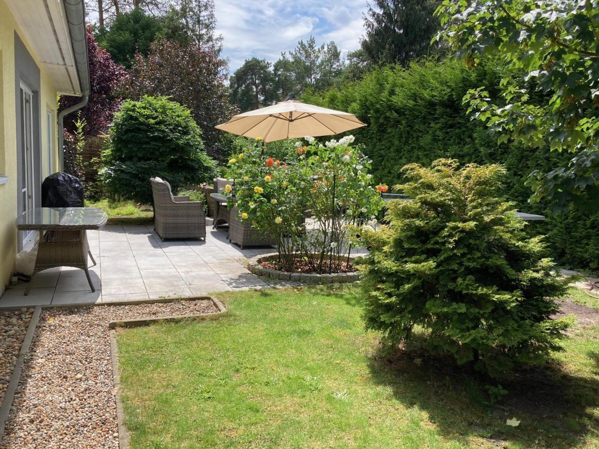 Ferienhaus Blaumond Mit Gartensauna Wandlitz Dış mekan fotoğraf